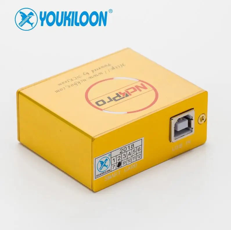 YOUKILOON NCK Pro Box(NCK+ UMT 2в1 коробка) золотой цвет полный комплект с кабелями 16 шт