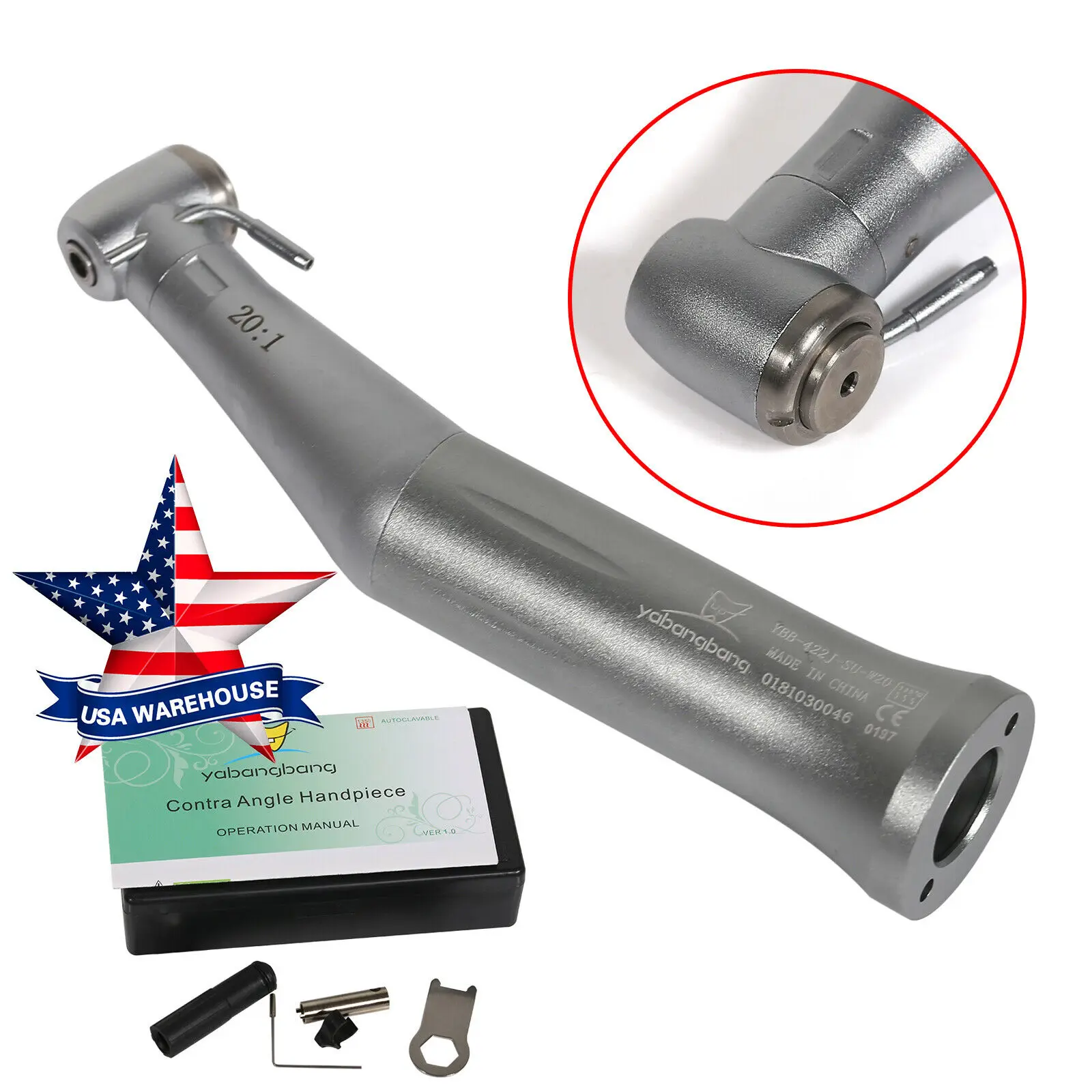 Стоматологический имплантат 20:1 уменьшение углового наконечника Для NSK KAVO SG20 Push NC