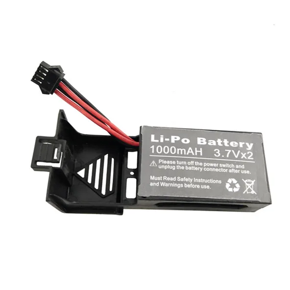 

1Pcs 3.7v 1000mah Battery USB Charger for Udi U842 U818S Rc Quadcopter Drone Black Spare Parts Batteries