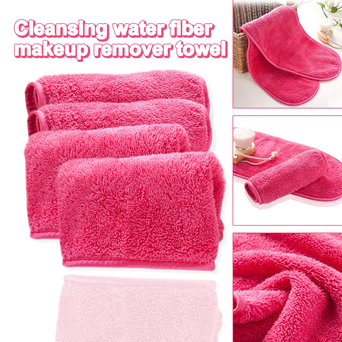 

1 Pcs Maquillage Remover Serviette 40 * 18 CM Microfibre Tissu Tampons Remover Serviette Visage Nettoyage Maquillage