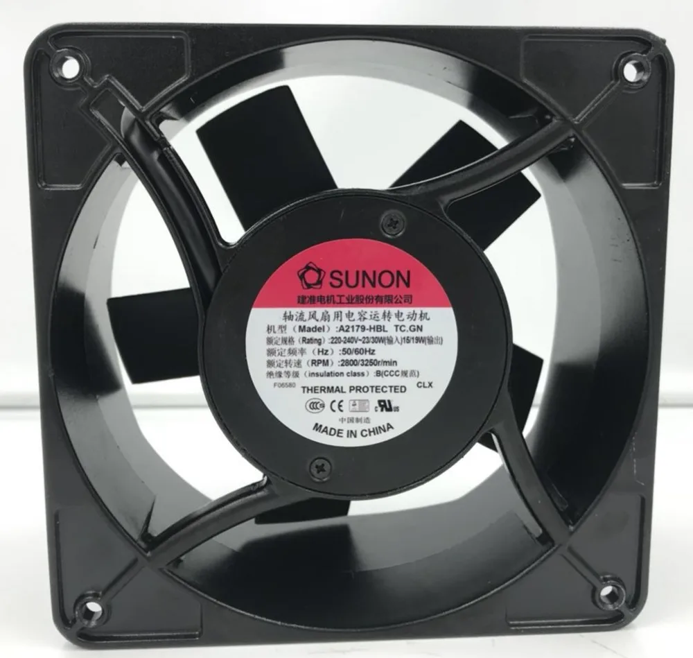ORIGIANL SUNON A2179 HBL TC.GN AC 220V Large air flow axial Cooling fan