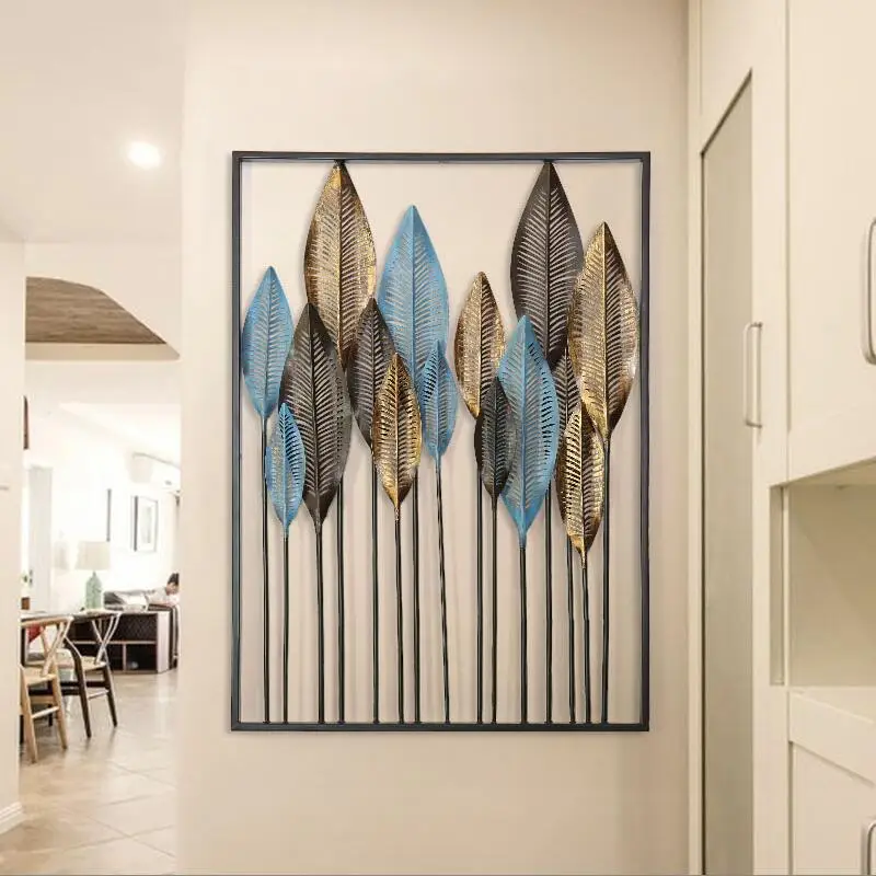 

Creative Wrought Iron Wall Hanging Forest Wall Decoration Metal Crafts Home Porch Sofa Background Wall Sticker Mural Ornaments