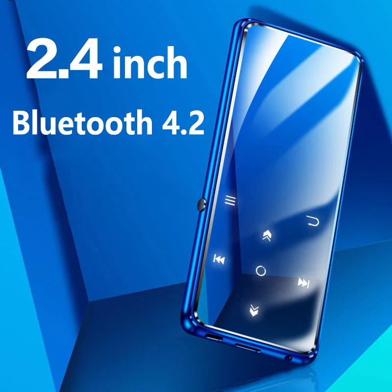 

New 8GB 16G Bluetooth MP3 Player 2.4" TFT Color Screen FM Voice Recorder Lossless Sound Music Player Touch button with Backlight