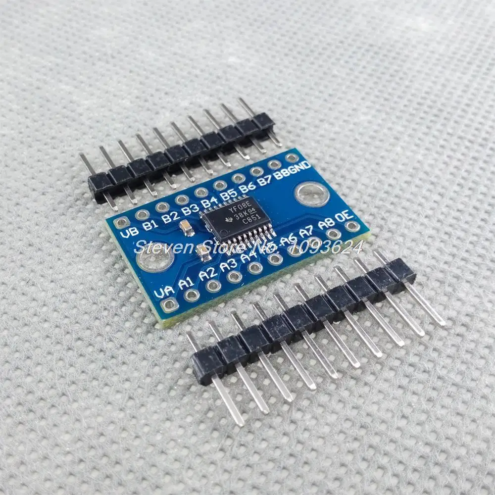 

5pcs 3.3V 5V TXS0108E 8 Channel Logic Level Converter Convert TTL Bi-directional Mutual Convert
