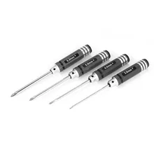 4 pcs Cruz Chave De Fenda 3.0mm 4.0mm 5.0mm 6.0mm de Metal Kit de Ferramentas Para RC Helicóptero Carro de Corrida zangão Aeronave Modelo