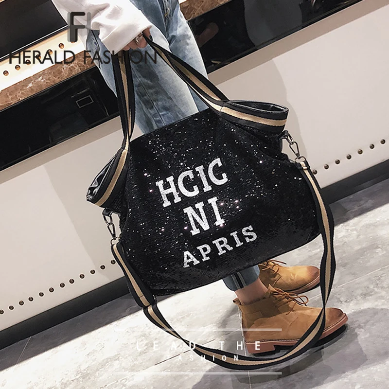 Herald Fashion Женская сумка с надписью кожаная Европейская и американская женская