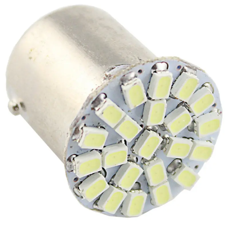  RED hot!!! 100 X S25 1157 BAY15D 1206 22 SMD 12V Auto Car Turn Lamp Brake Tail Parking Light Reversing Lamps 