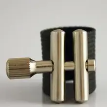 Мягкий бакелит Sax Лигатура мундштука зажим саксофон Лигатура мундштука для альт(Eb)/тенор(Bb)/Сопрано(Bb) саксофон