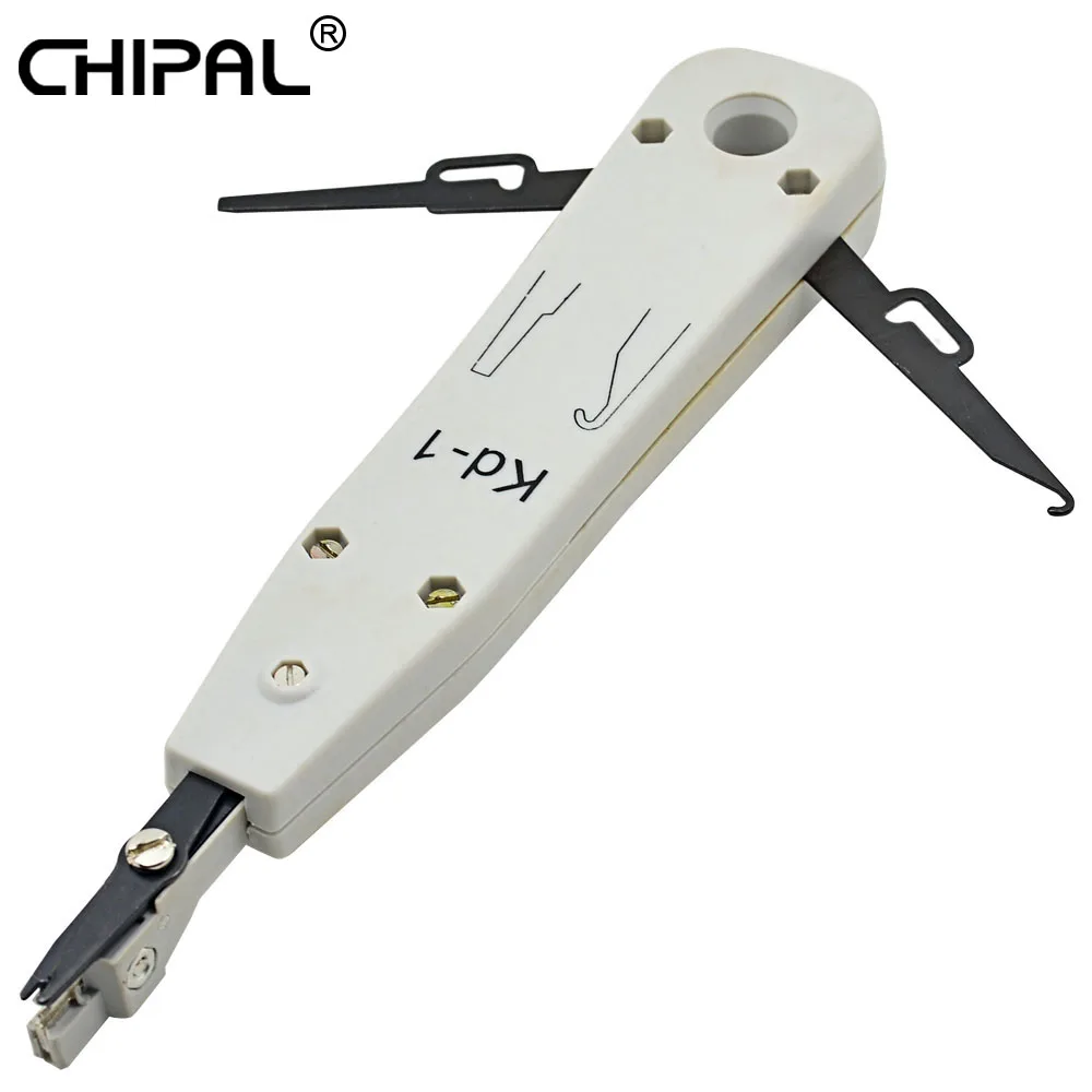 

CHIPAL Professional Original Krone Lsa-plus KD-1 RJ11 RJ45 Telecom Phone Wire Cable Punch Down Network Tool Kit crimping tool