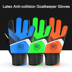 Горячая 1 пара полный палец перчатки для детей подростков противоскользящие руки обертывание для футбола вратарь DO2