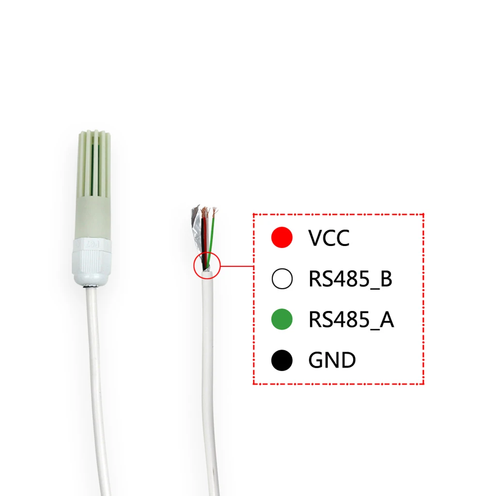 Temperature and Humidity Transmitter Detection Sensor Module RS485 Output