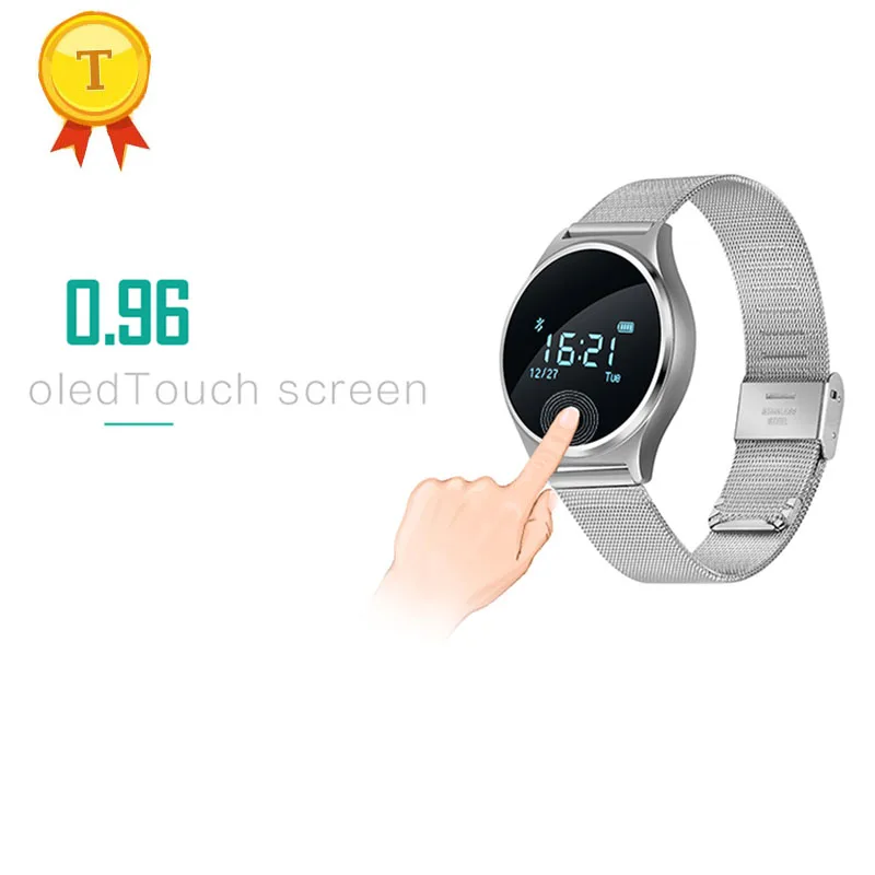Лучший подарок для парня 0 96 дюймов OLED Bluetooth Смарт браслет с поддержкой