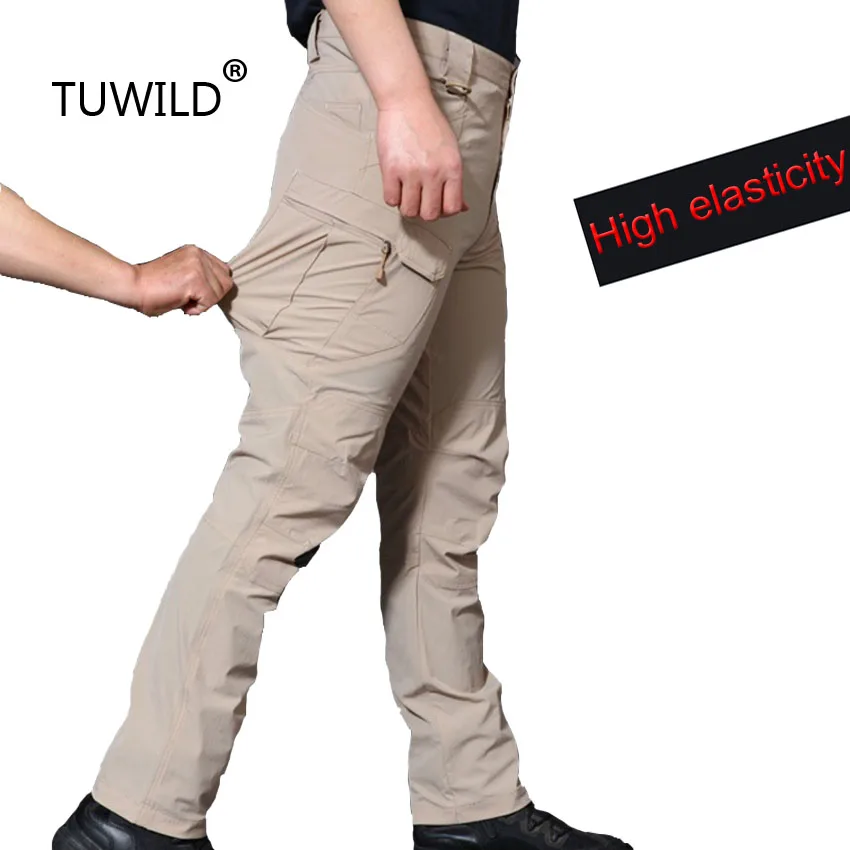 

New high-quality tactical stretch quick-drying pants men's outdoor military enthusiasts breathable trousers wild walking pants