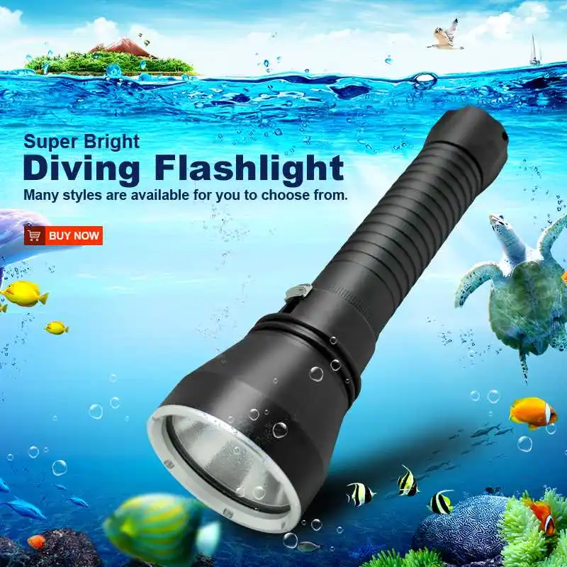 XHP70 led diving flashlight 3