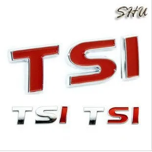 

RB-34 case for Volkswagen TSI 1.4T 1.8T 2.0T Turbo metal sticker logo VW tiguan polo golf 6 golf 7 passat B5 small font