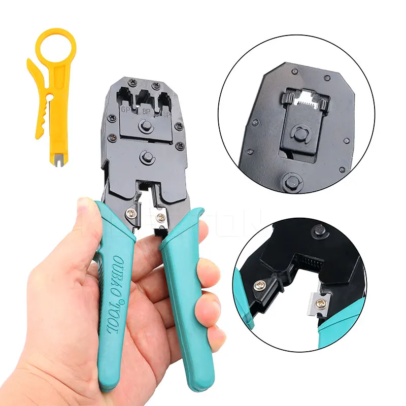 New RJ45 RJ11 RJ12 Wire Cable Crimper Stripper PC Network