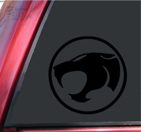 Thundercats Стикеры, футболка с принтом "Автомобиль Мотоцикл виниловая переводная наклейка для ноутбука Стикеры 15x15 см наклейки домашнего декора