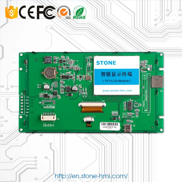 Serial LCD module with board and RS232/ USB Serial LCD module with board and RS232/ USB