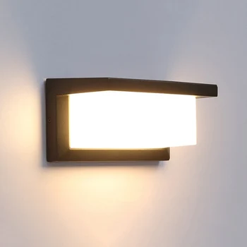 

LED simple modern wall lamp Aluminum Outdoor Waterproof Wall Light Living Room Foyer Garden Porch Patio Aside Front Door Light