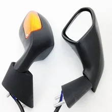 Aftermarket free shipping motorcycle parts OEM Mirror With Turn Signals for 2004-2008 RSV 1000 2004-2007 RSV Mille/ R Black
