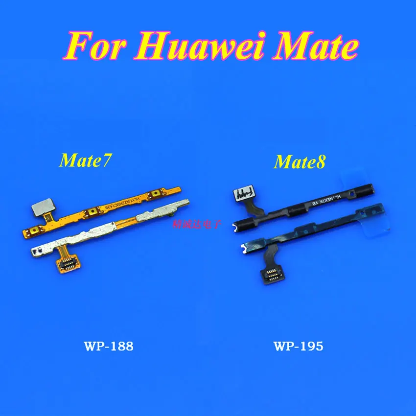 

ChengHaoRan 1Piece New power Button on/off & Volume up/down Buttons flex cable for Huawei Mate 7 Mate 8 Mobile phone