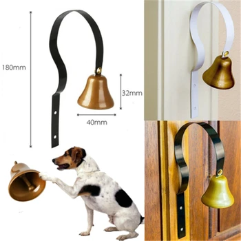 High Quality Dog Metal Chink Bell House Breaking Potty Training Pet Doorbell Hot New Pet Dog Trainings Dog Drill Doorbell