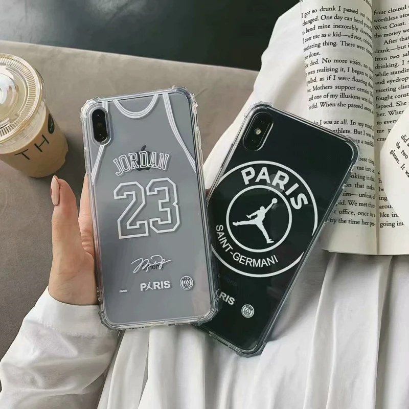 

Super flyman jordan 23 phone cover case for apple iphone x xs max xr 7 8 6 6s plus knock-proof soft tpu back cover fundas coque