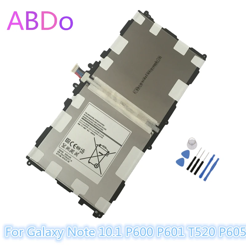 T8220E Аккумулятор для планшета Samsung Galaxy Note 10 1 SM-P600 P601 T520 P605 P607 8220 мАч запасные