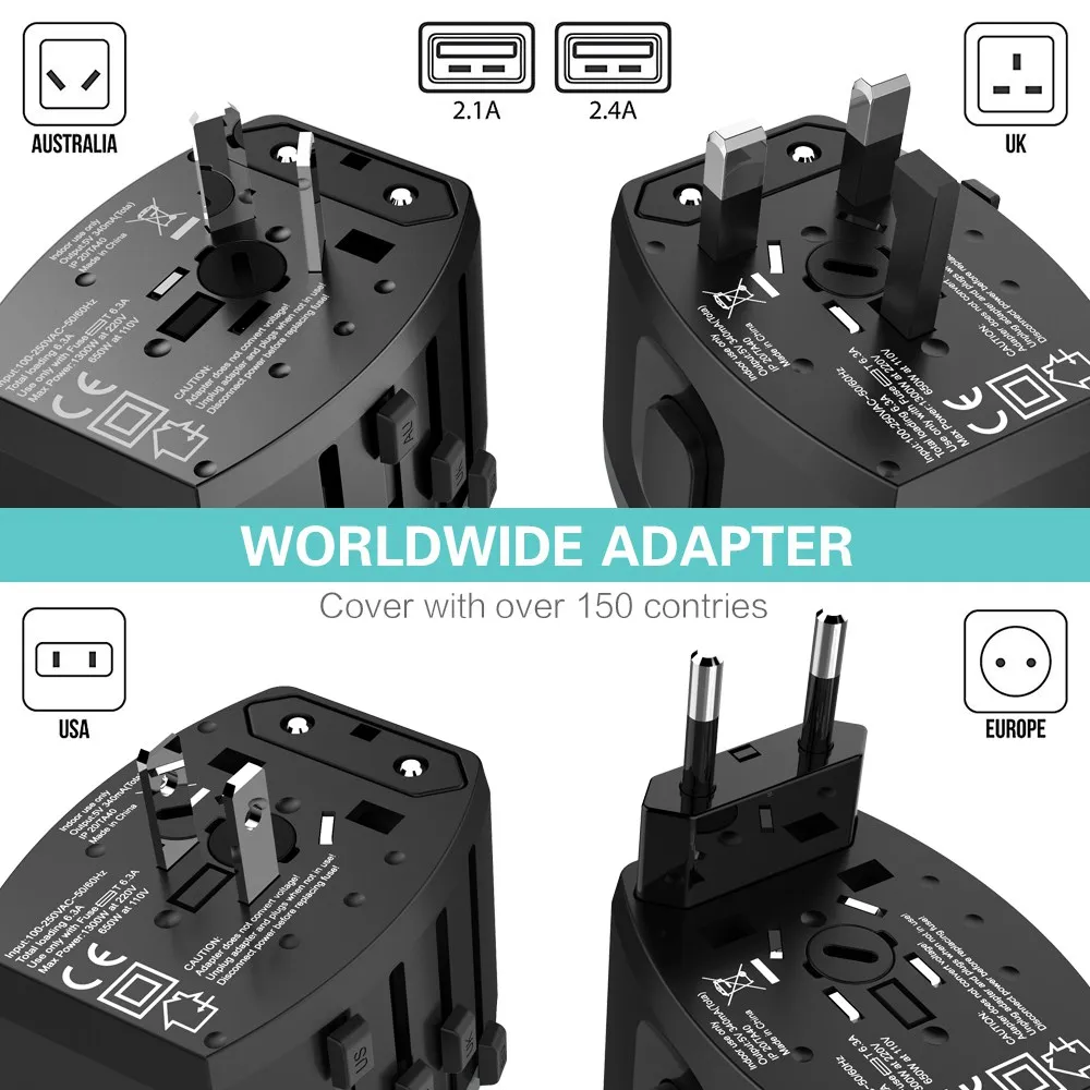 FLOVEME USB الهاتف شاحن نوع C PD 3.0 شاحن الهاتف المحمول جدار الاتحاد الأوروبي/الولايات المتحدة/المملكة المتحدة/الاتحاد الافريقي شاحن محول الشحن شاح...