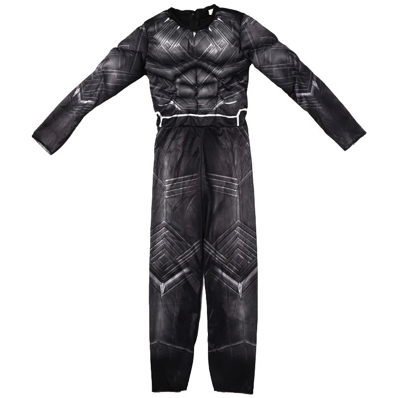 Avengers Hero Black Panther Cosplay Onesies Halloween Carnival Masquerade Birthday Party Costume Gift for children