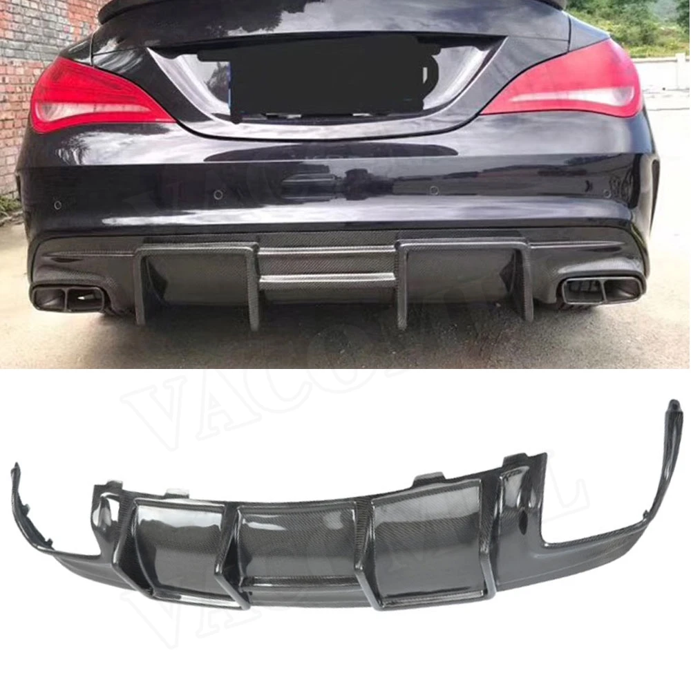 CLA класс углеродного волокна задний спойлер диффузор для Benz W117 CLA200 CLA250 CLA260 CLA45 2013