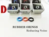 125pcs MX Cap Keyboard o ring 40A Switch Dampeners Cherry Rubber o-rings Transparent /Red /Blue Keycap O Ring Replace Part ► Photo 3/6