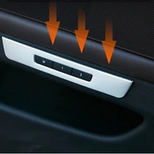 1 шт. Нержавеющая сталь автокресло Регулировка переключатель памяти кожухи для кнопок для BMW 5 серия F10 2011 2012 2013