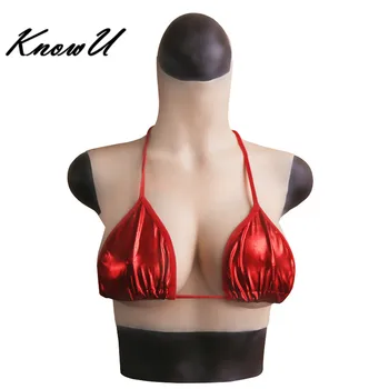 

KnowU Dragqueen Silicone Breast Form S Size B/C/D Cup Fake Tits Crossdresser Boobs Transgender Fake Breasts Only for Skinny Body