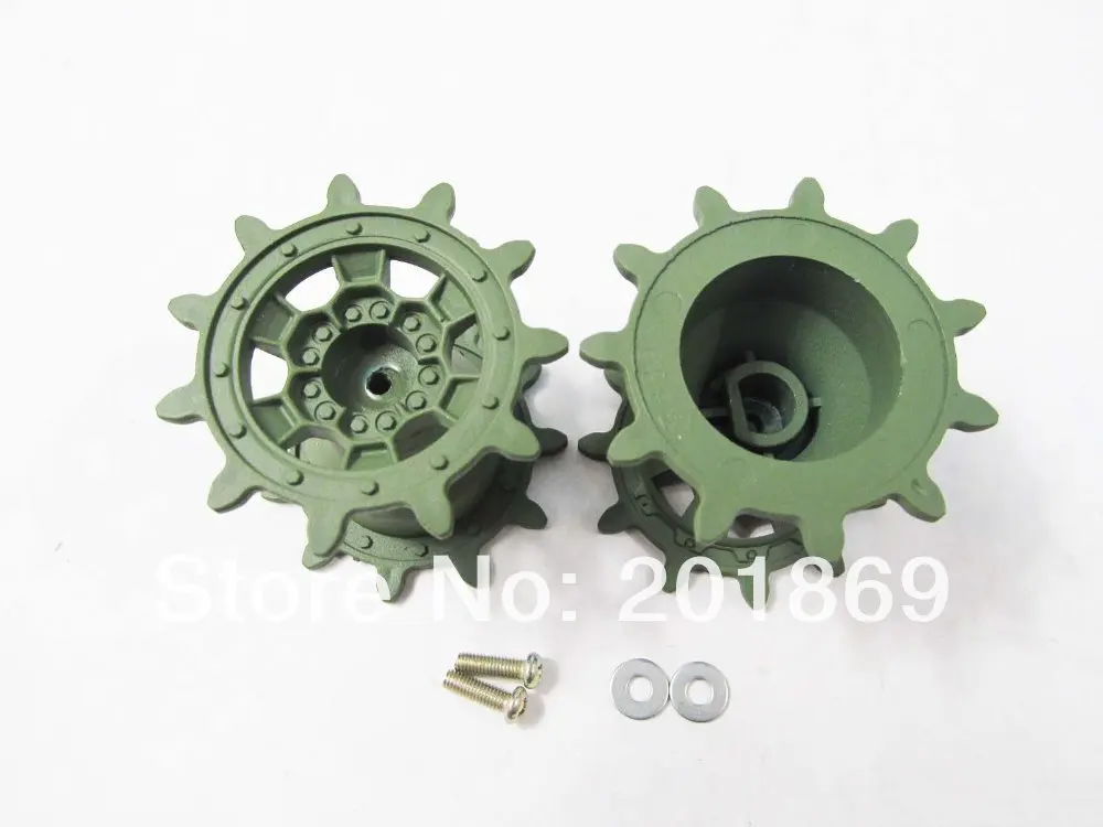 HENGLONG plastic driving wheels/sprockets for 1:16 1/16 3889-1 Leopard2A6 RC Tank parts tank replacement Drive wheels | Игрушки и хобби