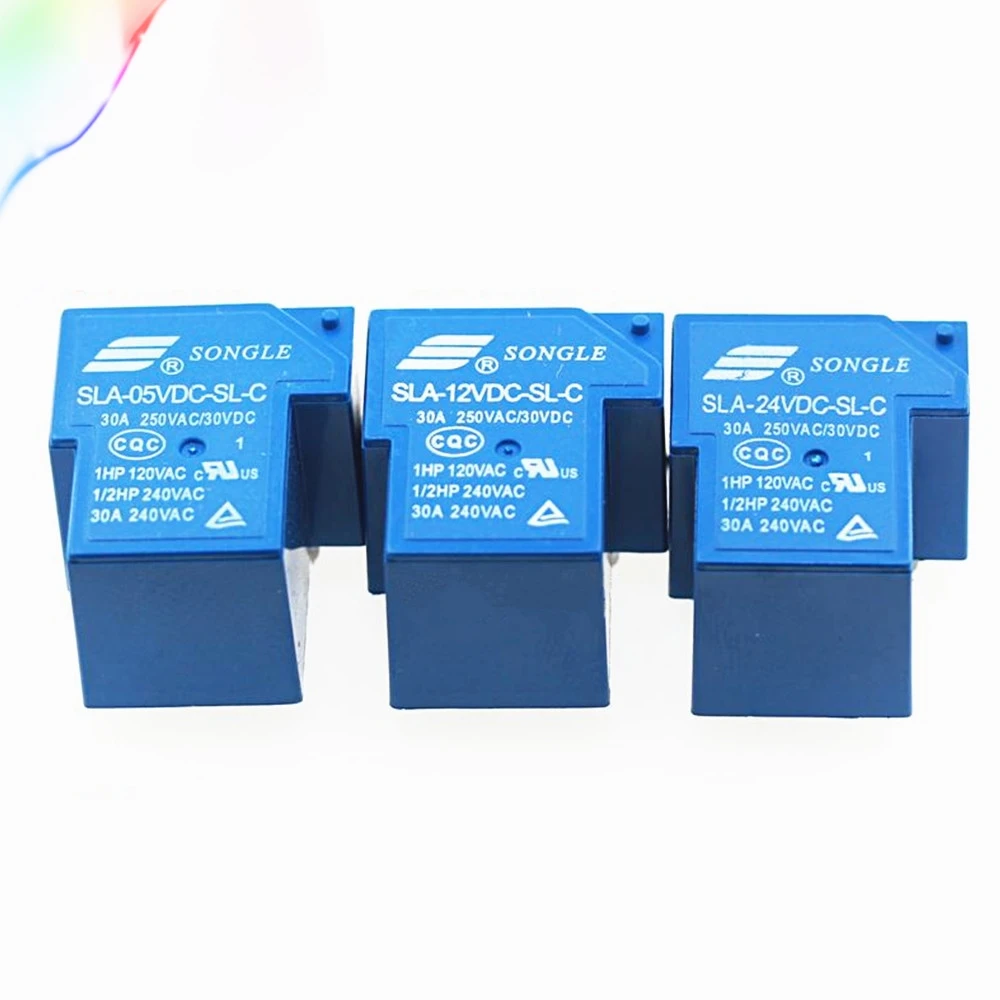 Мощность реле SLA-05VDC-SL-C SLA-12VDC-SL-C SLA-24VDC-SL-C 5 В 12 24 постоянного тока 30A 6PIN | Обустройство