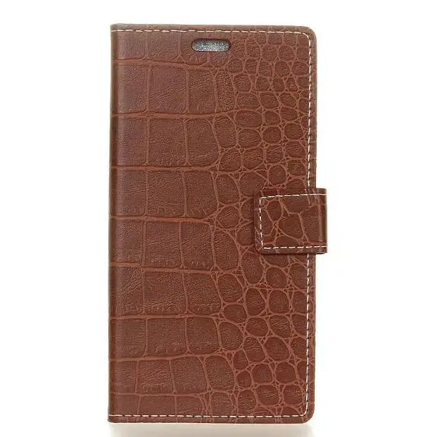 Crocodile Brown Чехол для телефона Nokia 8 Eight Nokia8, флип-чехол из кожи пу и ТПУ, чехол из крокодиловой кожи, Crazy Horse, отделения для карт, кобура, сумка, несколько цветов - Цвет: Crocodile Brown