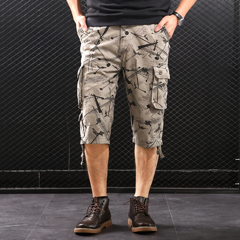 

2019 New Cargo Shorts Men Camouflage Military Casual Shorts Multi-pocket Cotton High Quality Tactical Short 0032