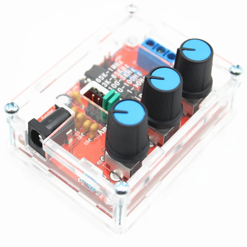 

XR2206 Function Signal Generator DIY Kit Sine/Triangle/ Square Output 1HZ-1MHZ