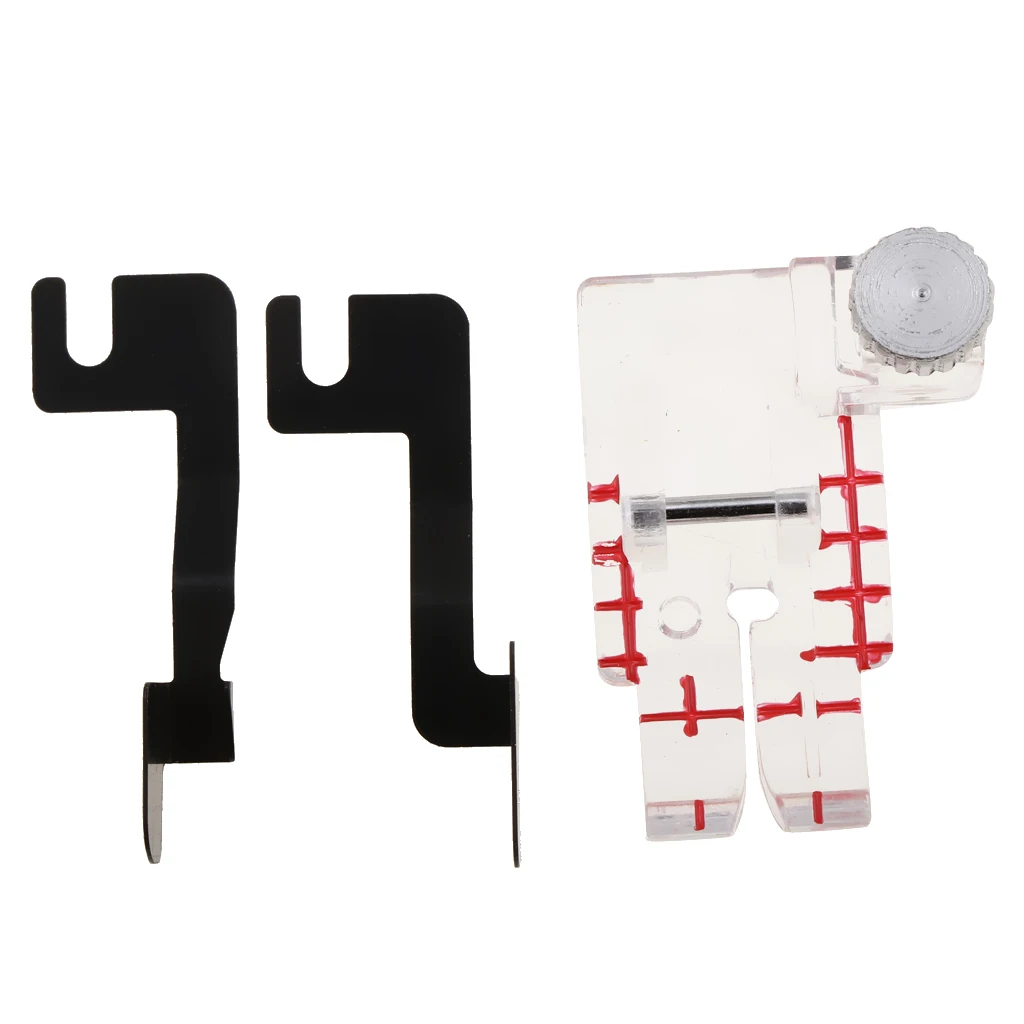Clear View 1/4 Inch Guide Foot with Guide Set for Janome Sewing Machine