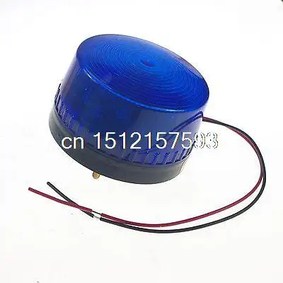 

1PCS 220VAC Blue LED Beacon Warning Signal Light Lamp Spiral Fixed