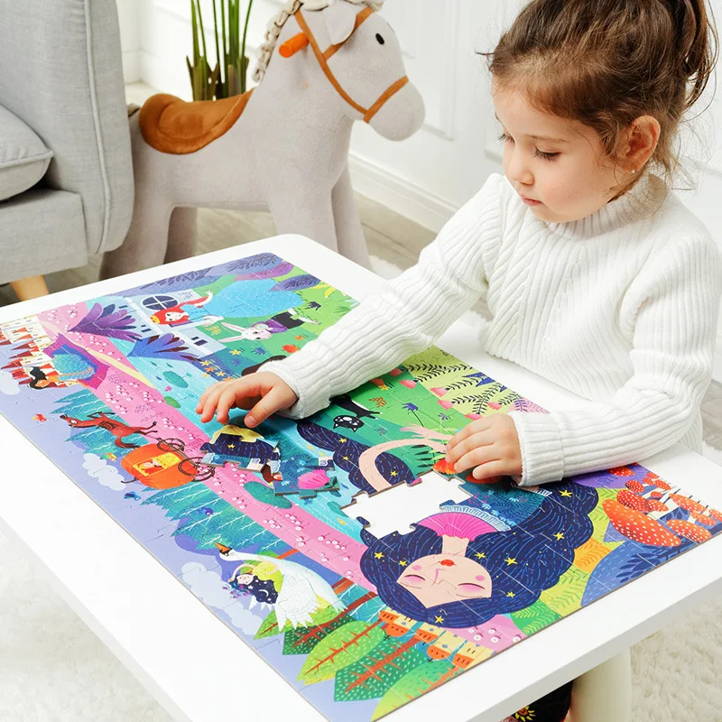 MiDeer Детский Большой пазл 100+ шт Детские игрушки динозавр сказка Спящая красавица Развивающие игрушки для детей подарок