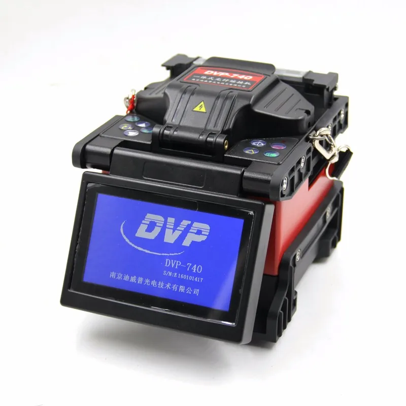 DVP-740 цифровой волоконно-оптический дуговой сварочный аппарат для FTTx FTTH патч-корд, с волоконно-оптическим кливером