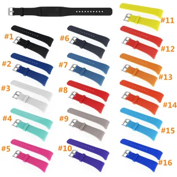 

DHL SHIP 100pcs 16 Colors Luxury Silicone Watch Replacement Band Strap For Samsung Gear Fit 2 SM-R360