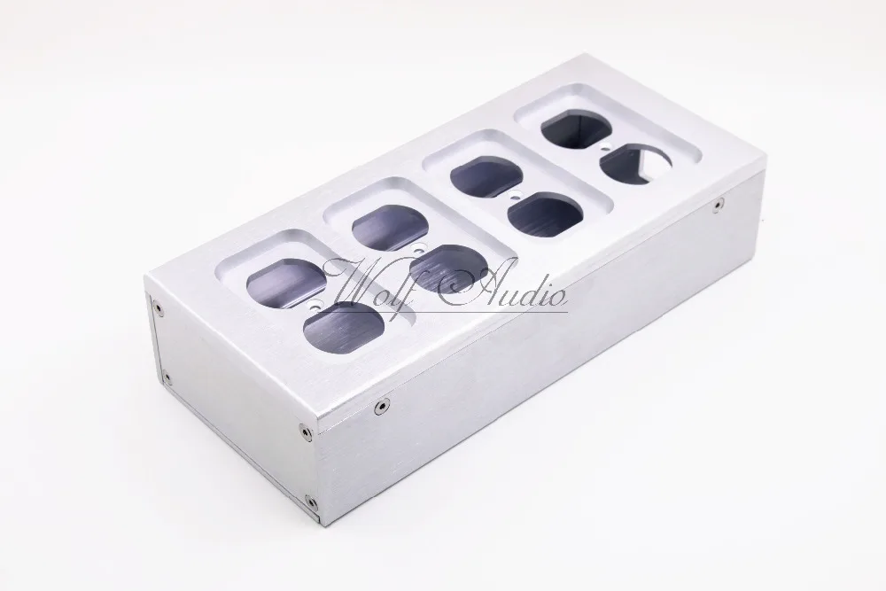 Full Aluminum electrical outlet box US power socket chassis outlet Enclosure Full Aluminum electrical outlet box US power socket chassis outlet Enclosure