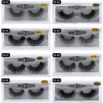 

berckes Fake Lashes 1Pair 3D Mink Eyelashes Luxury HandMade Cilios Long Lasting Volume Lash Extension Reusable False Eyelashes