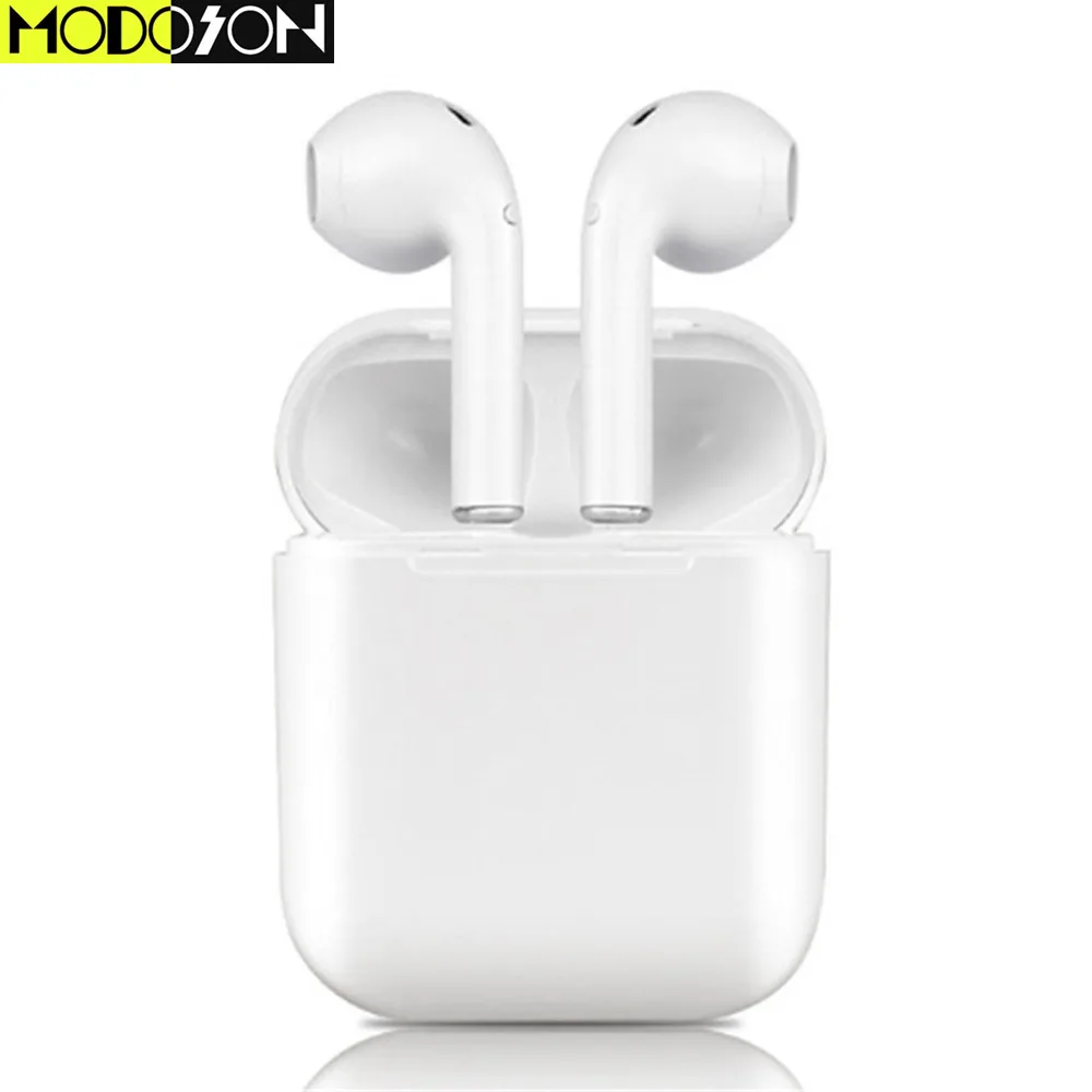 

MODOSON Bluetooth Earphone i8 TWS Wireless Headset i8X in Ear Earbuds MIC Stereo Headphone Charging Box For Android iphone Phone