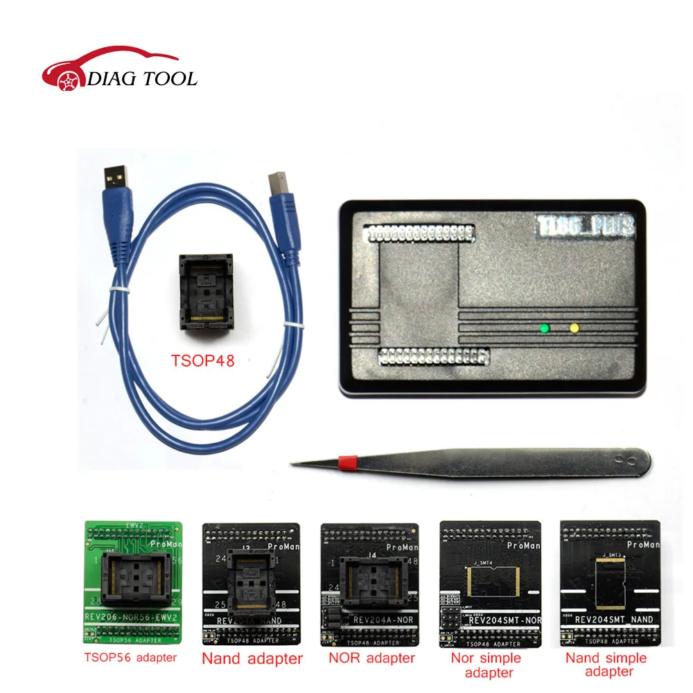 NAND ни TSOP48 TSOP56 FLASH Профессиональный программатор NAND флэш-память для восстановления данных разъем адаптера