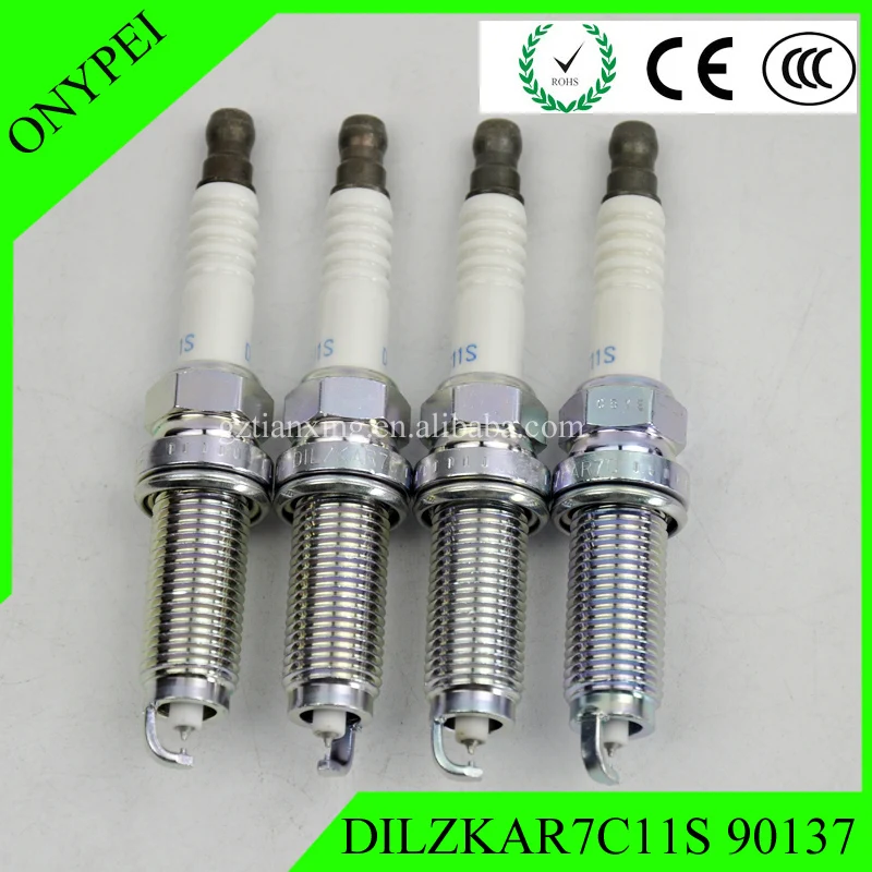 4x DILZKAR7C11S 90137 двойной Иридиевые свечи Вилки для- Honda Fit 1.5L DILZKAR7C-11S DILZKAR7C 11S