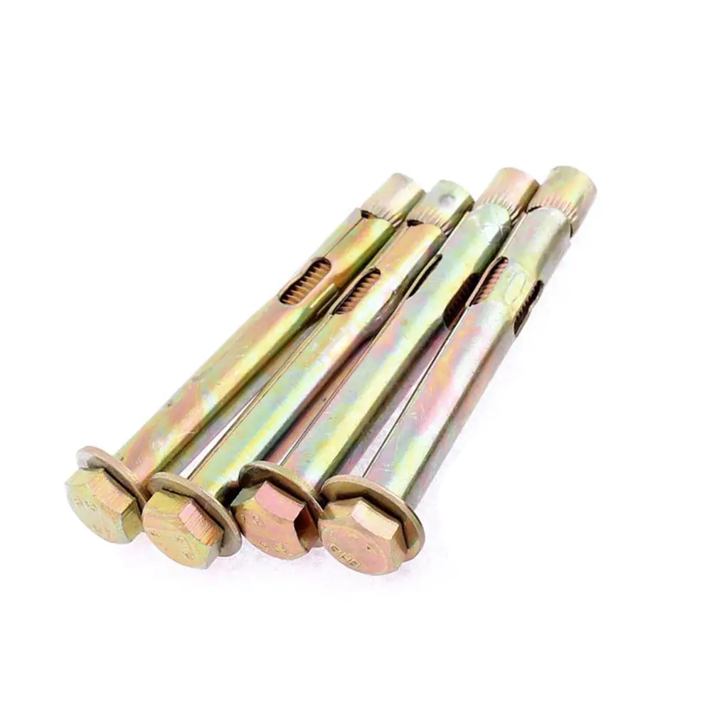 6 шт. M8x80mm резьба с шестигранной головкой расширительные болты анкеры винты